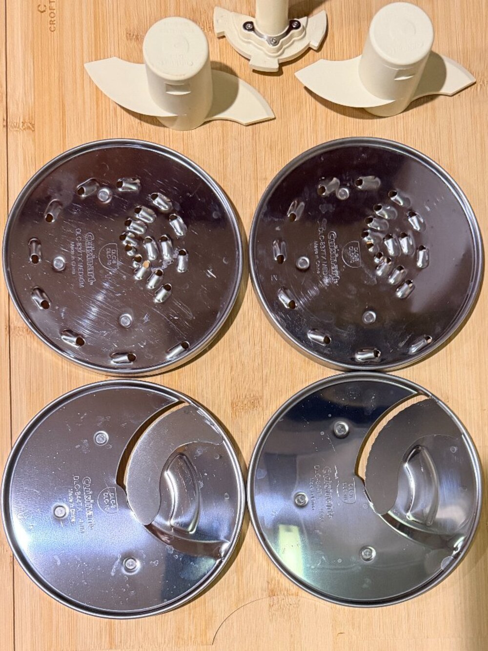 Slice Discs, Stem & Dough Blade for Cuisinart- Custom Pro 11